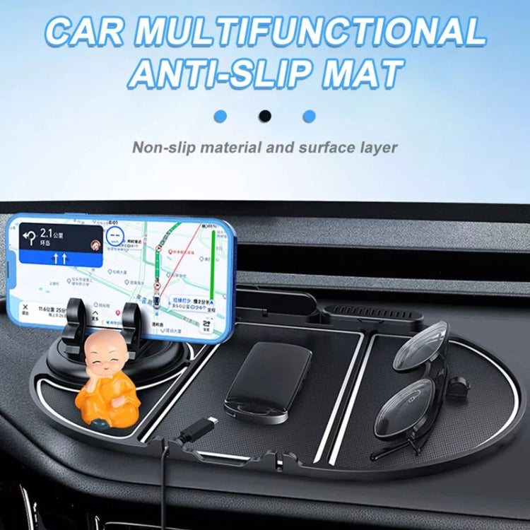 Car Phone Holder Center Console Silicone Anti-skid Pad, Model: CH09 - Car Anti-Slip Mats by PMC TechLife | Online Shopping South Africa | PMC TechLife | Buy Now Pay Later Mobicred