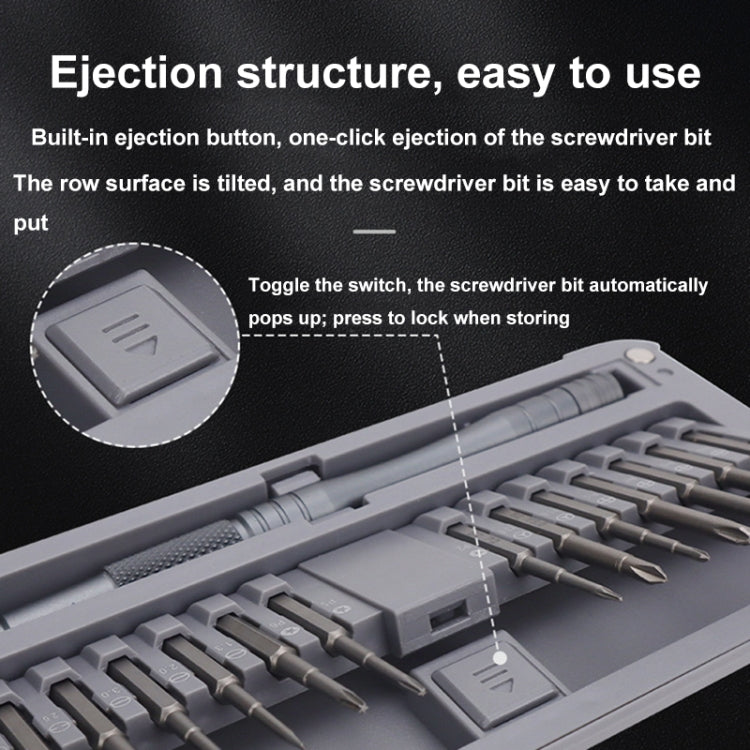 For DJI CQT UAV 30-In-1 Drone Universal Extended Screwdriver Set Disassembly Tool Set(Frosted Gray) - free shipping - PMC Jewellery - Order now!