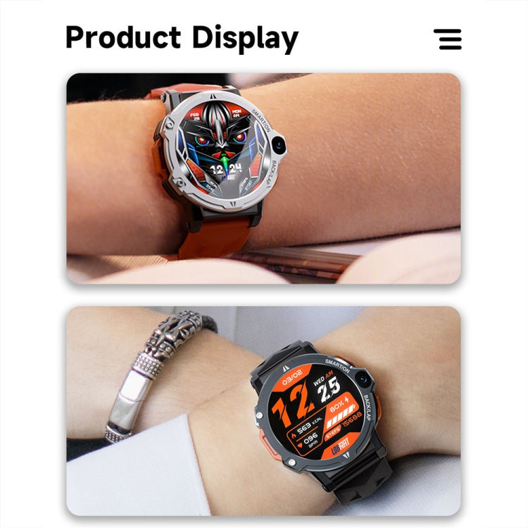 LOKMAT APPLLP6 PRO 1.54-inch 4G+64G Android 8.1 Dual-camera Independent Card Smart Watch(Silver) - free shipping - PMC Jewellery - Order now!