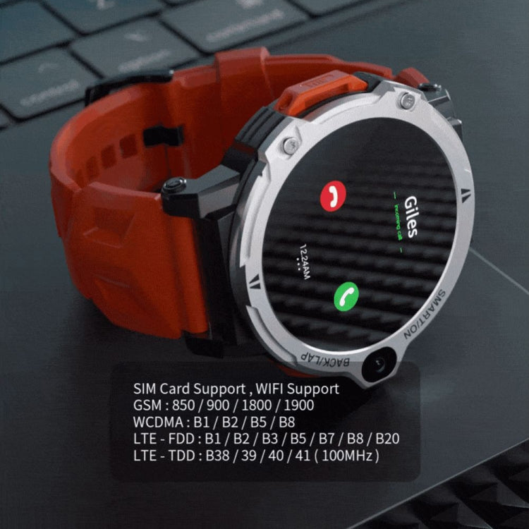 LOKMAT APPLLP6 PRO 1.54-inch 4G+64G Android 8.1 Dual-camera Independent Card Smart Watch(Silver) - free shipping - PMC Jewellery - Order now!