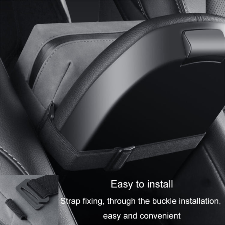 Car Armrest Box Tissue Box Car Sun Visor Seat Back Hanging Tissue Storage Bag(Black)