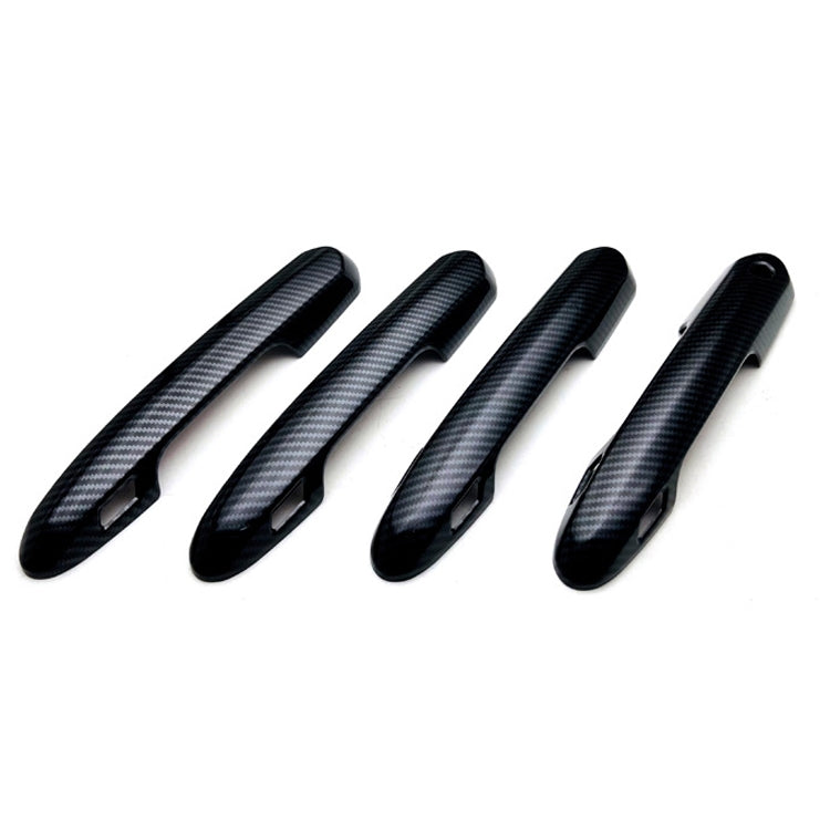 For 2023 Toyota Crown Right-hand Drive Door Handle Protection Cover Decoration(Carbon Fiber)
