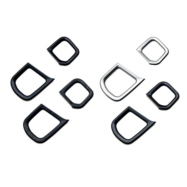 For Honda 2023 N-box JF5/JF6 Right-hand Drive Cup Holder Decorative Frame Patch(Matte Silver)