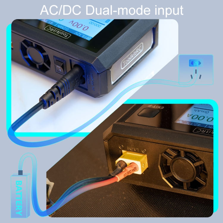 ToolkitRC M7AC Airplane And Car Model Li-Po Battery Balance Charger(EU Plug) - free shipping - PMC Jewellery - Order now!