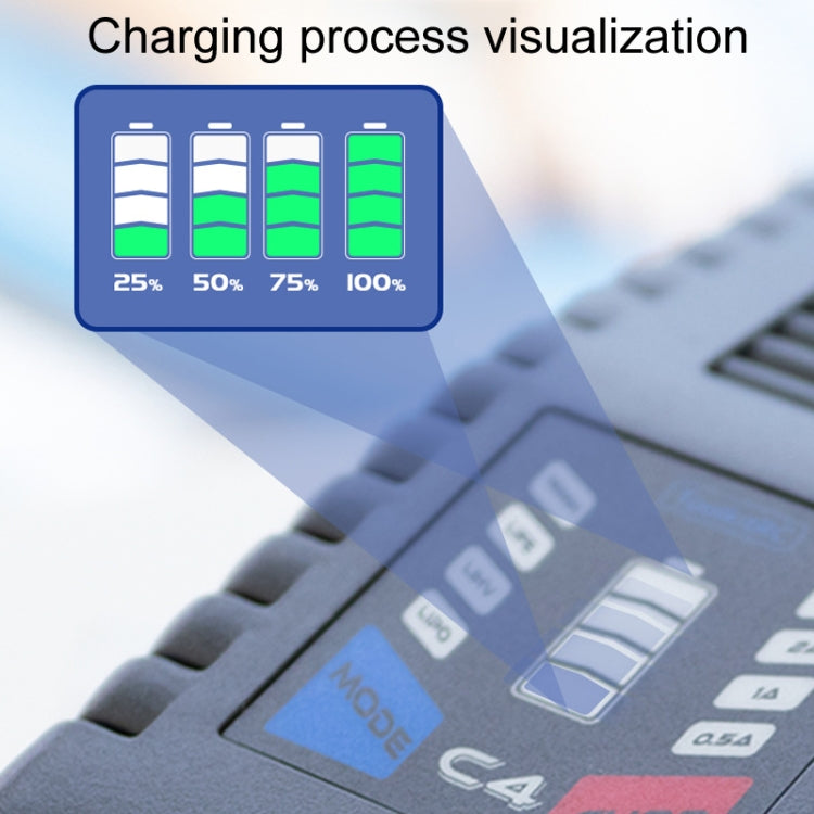 ToolkitRC C4 50W Drones Simple Li-Po Battery Balance Charger(EU Plug) - free shipping - PMC Jewellery - Order now!