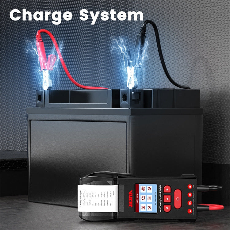 ANCEL 12V/24V Printer-Type Car Battery Tester Battery Power CCA Internal Resistance Life Detector(BST600) - free shipping - PMC Jewellery - Order now!