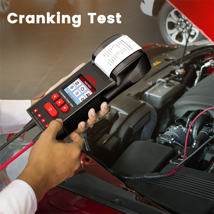 ANCEL 12V/24V Printer-Type Car Battery Tester Battery Power CCA Internal Resistance Life Detector(BST600) - free shipping - PMC Jewellery - Order now!