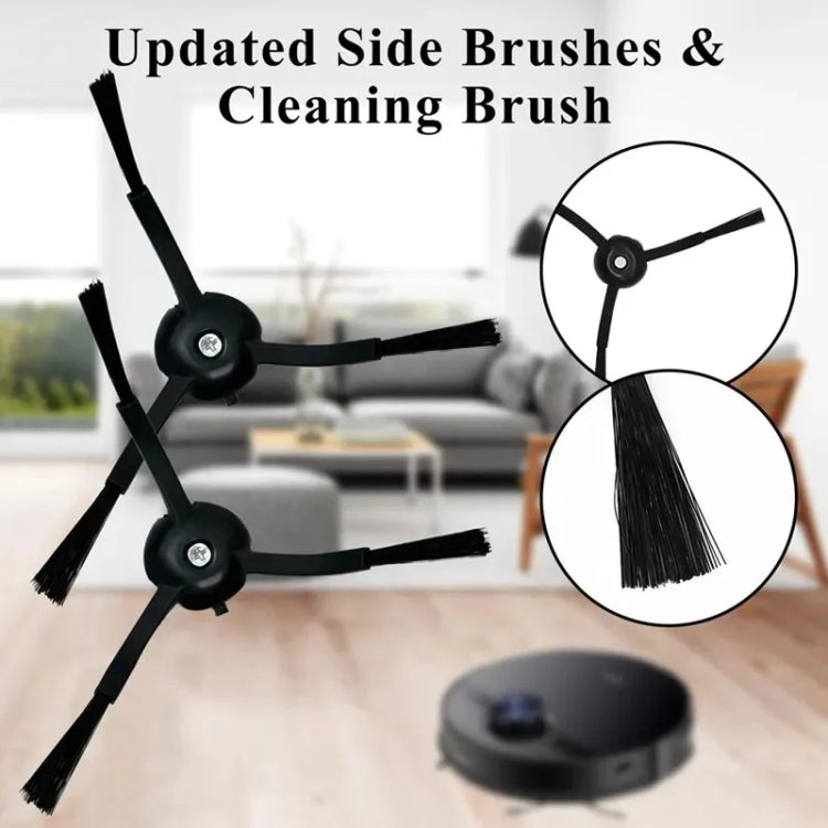 For Roborock G20 / S8 Plus / S8 / S8 Pro Vacuum Cleaner Accessories 1pair Rubber Brush