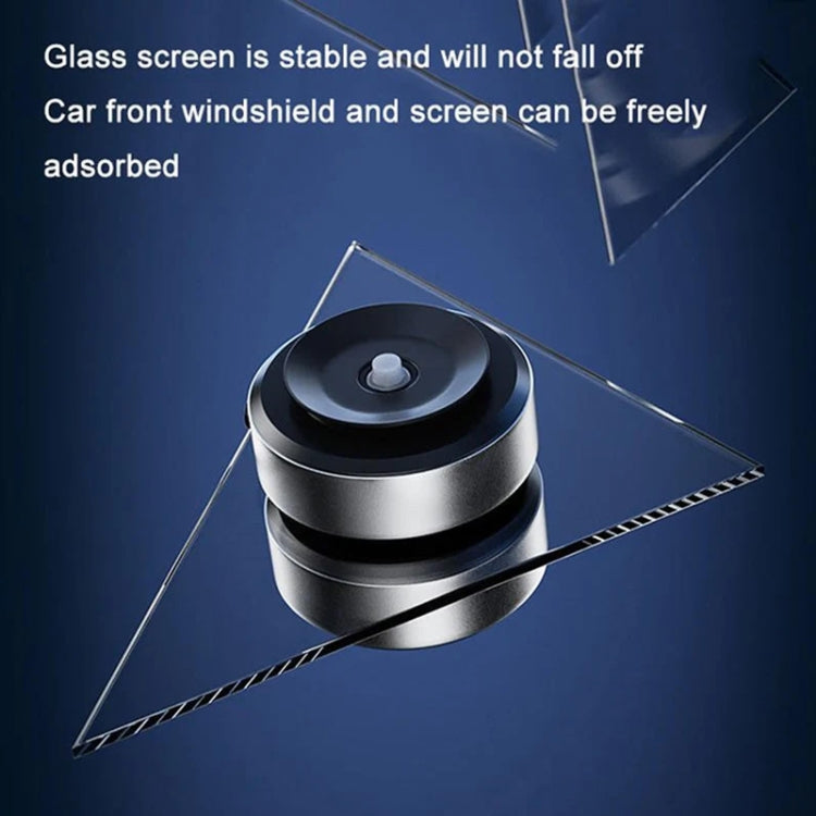Car Suction Cup Dashboard Magnetic Support Bracket Cell Phone Navigation Mount(Black)
