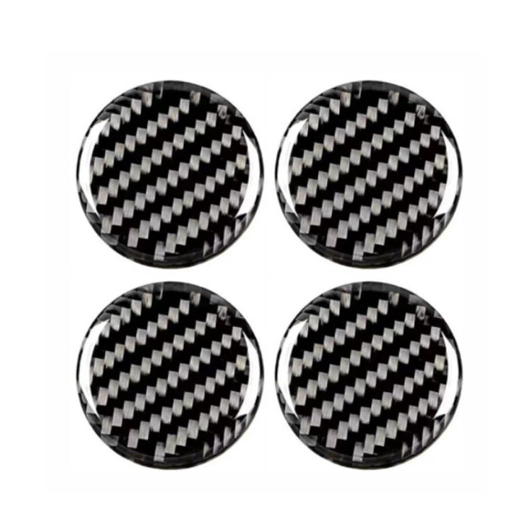 10pcs Car Modification Protection Keyhole Anti-Blocking Sticker(Carbon Fiber Black)