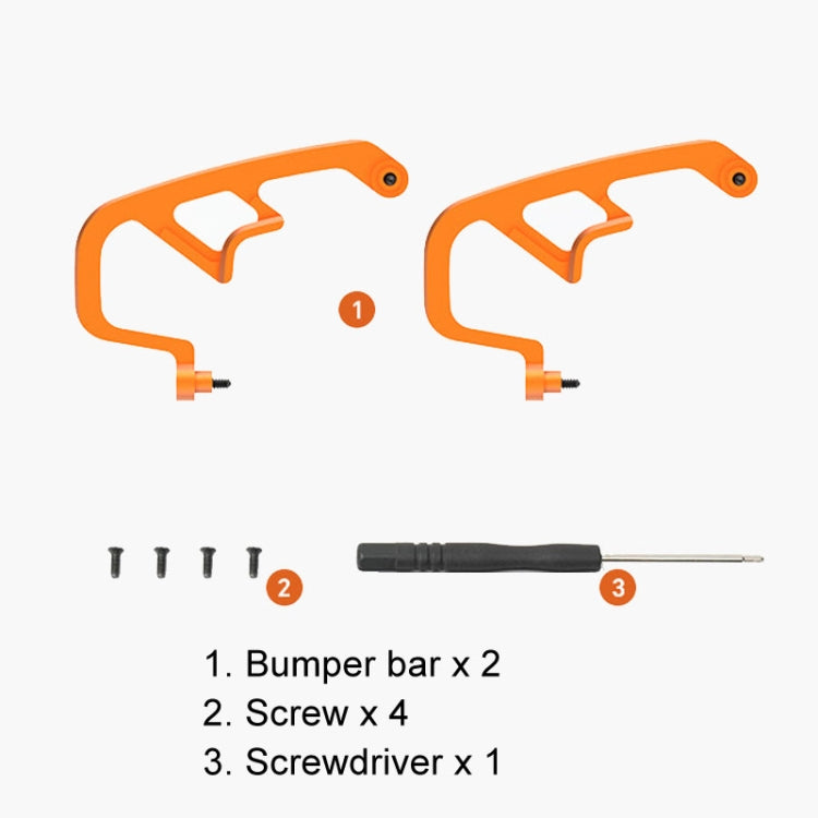 For DJI Avata 2 RCSTQ Aluminum Alloy Flying Machine Lens Collision Protection Bar(Orange) - Other by RCSTQ | Online Shopping South Africa | PMC Jewellery | Buy Now Pay Later Mobicred