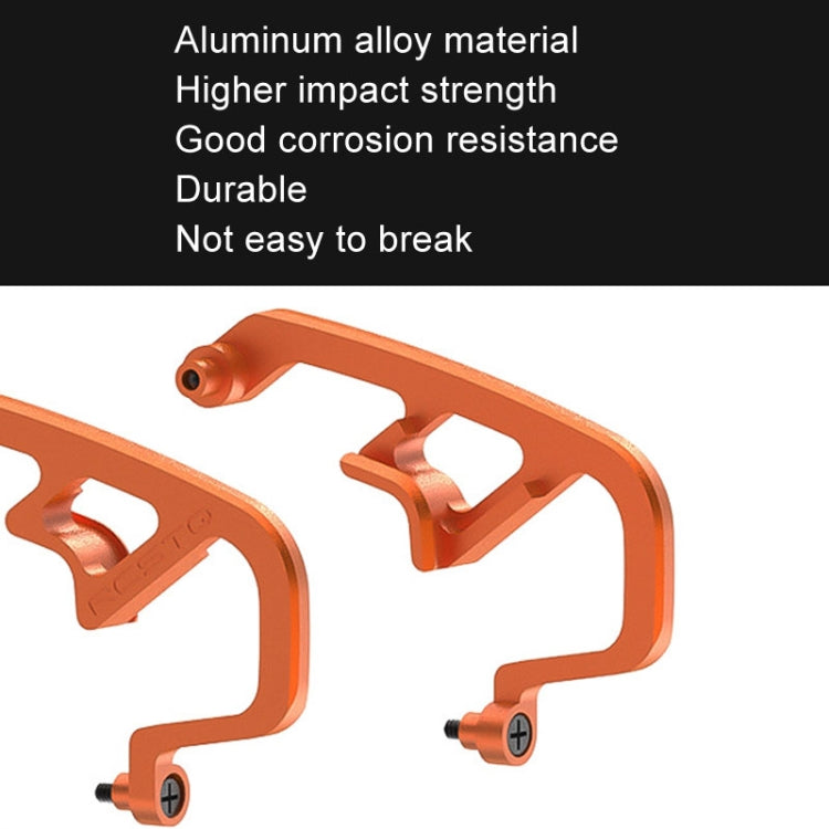 For DJI Avata 2 RCSTQ Aluminum Alloy Flying Machine Lens Collision Protection Bar(Orange)