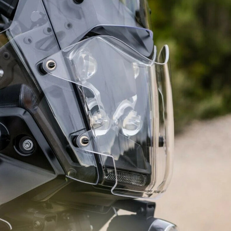 For Yamaha Tenere 700 Headlight Acrylic Protective Cover(Transparent) - Ornamental Parts by PMC TechLife | Online Shopping South Africa | PMC TechLife | Buy Now Pay Later Mobicred