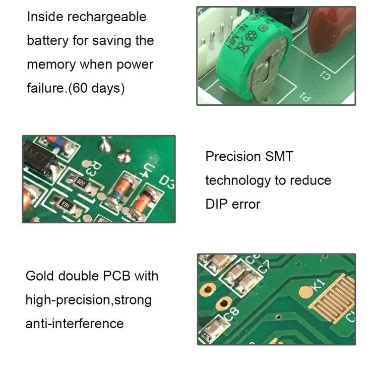 SINOTIMER CN101A 5V 16A Digital LCD Timer Switch Programmable Timer Controller - Switch by SINOTIMER | Online Shopping South Africa | PMC Jewellery | Buy Now Pay Later Mobicred
