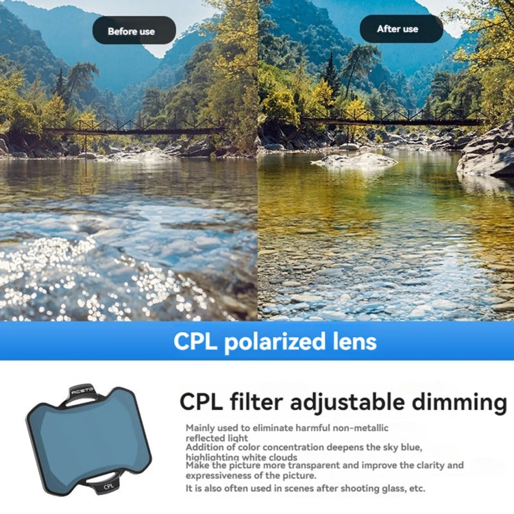 For DJL Avata RCSTQ Crossing Machine Filter Protective Mirror Accessories, Style: UV+CPL+ND8 - Lens Filter by RCSTQ | Online Shopping South Africa | PMC TechLife | Buy Now Pay Later Mobicred