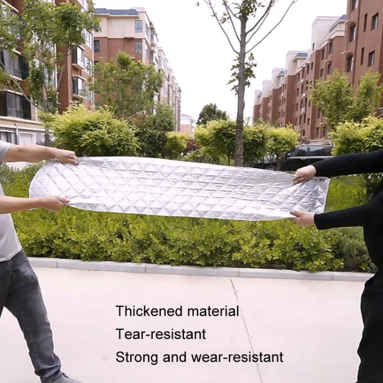 Car Front Windshield Cover Sun Shade Snow Shield Sunscreen Heat Insulation Frostproof Car Coat Half Cover, Style: Protecting Hood(Silver) - Window Foils & Solar Protection by PMC Jewellery | Online Shopping South Africa | PMC Jewellery | Buy Now Pay Later Mobicred