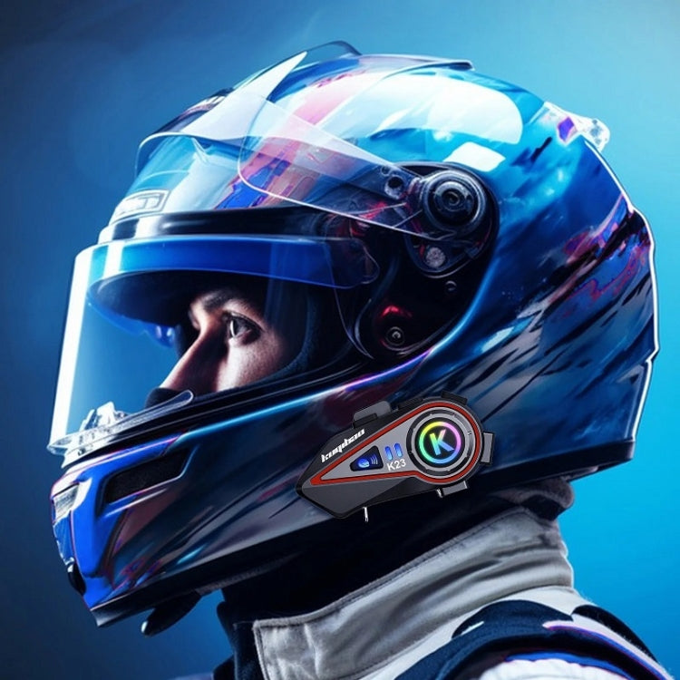 KUQIBAO Motorcycle Helmet Long-Lasting Bluetooth-compatible Headset With Light(Soft Microphone) - Car Walkie Talkie by KUQIBAO | Online Shopping South Africa | PMC TechLife | Buy Now Pay Later Mobicred