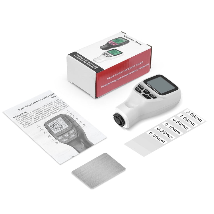 HW300-MAX Coating Thickness Gauge Anti-skid Paint Film Tester(Black) - free shipping - PMC TechLife - Order now!