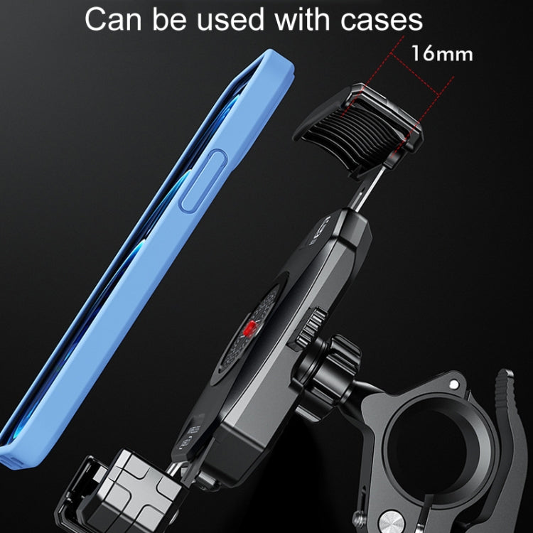 Kewig Motorcycle Heightened Navigation Bracket Outdoor Riding Anti-Theft Cell Phone Holder, Model: M14-C3