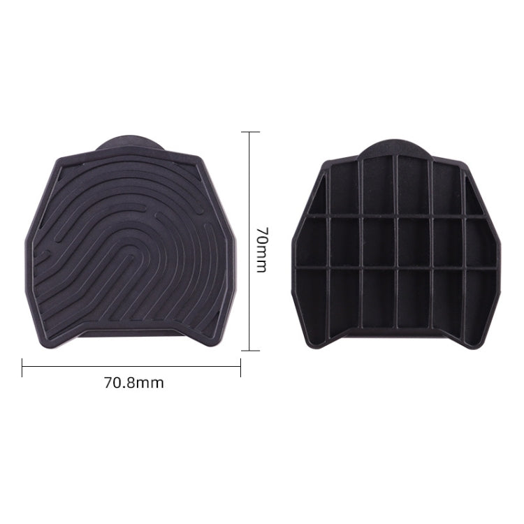 For Peloton Venzo Spinning Bike Locking Pedal To Flat Pedal Conversion Plate(Black) - Pedals by PMc TechLife | Online Shopping South Africa | PMc TechLife | Buy Now Pay Later Mobicred