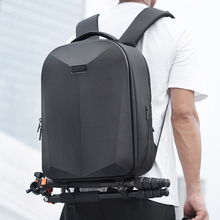 Cwatcun D108 Large Hard Shell Shoulder Camera Bag Waterproof Shockproof Photography Pack - free shipping - PMC Jewellery - Order now!