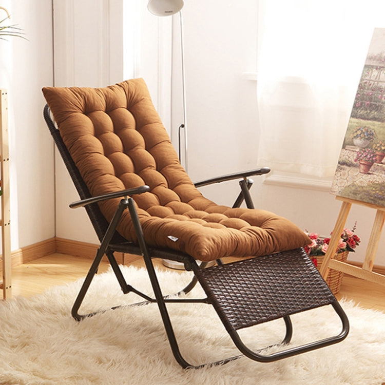 175x48x8cm Thickened Soft Home Recliner Cushions Garden Rocking Chair Cushions(Light Coffee) - free shipping - PMC Jewellery - Order now!