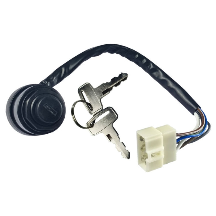 For Kawasaki ATV/UTV Starter Power Ignition Switch Key Lock(Black)