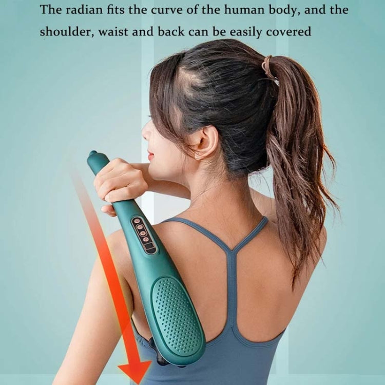 6 In 1 Handheld Body Massager 15 Modes Heating Vibration Massage Stick(Green) - free shipping - PMC TechLife - Order now!