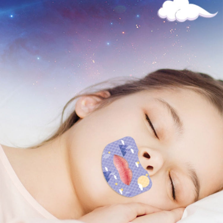 30pcs /Box Fawnmum Mouth Breathing Patch Night Stop Snoring Patch Anti-Snoring Closed Mouth Patch, Color: Children Purple - free shipping - PMC Jewellery - Order now!