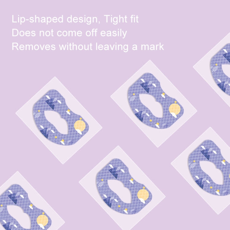 30pcs /Box Fawnmum Mouth Breathing Patch Night Stop Snoring Patch Anti-Snoring Closed Mouth Patch, Color: Children Purple - free shipping - PMC Jewellery - Order now!