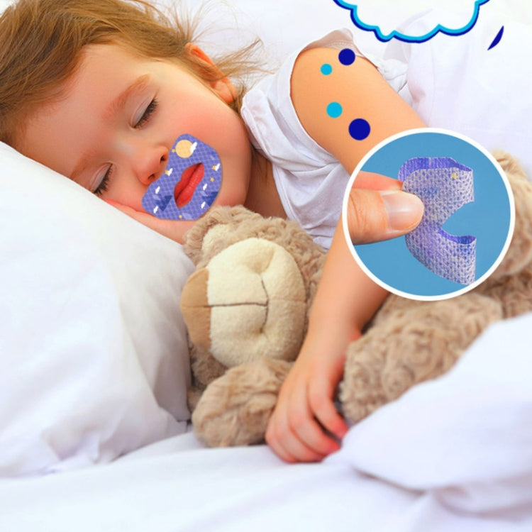 30pcs /Box Fawnmum Mouth Breathing Patch Night Stop Snoring Patch Anti-Snoring Closed Mouth Patch, Color: Children Purple - free shipping - PMC Jewellery - Order now!