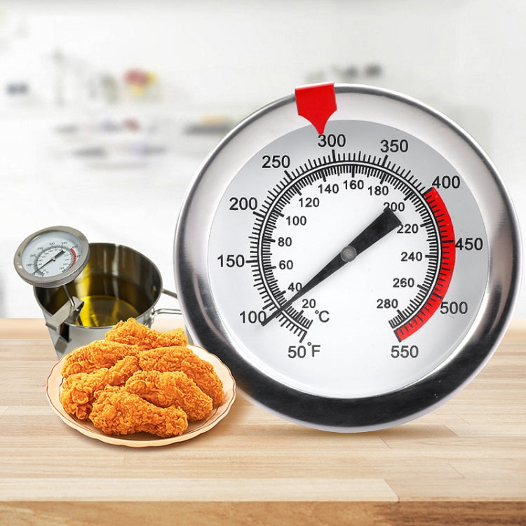 30cm Long Stem Stainless Steel Thermometer with Pot Clip for Frying, Cooking, Turkey, Food, Milk - Cooking Thermometers by PMC Jewellery | Online Shopping South Africa | PMC Jewellery | Buy Now Pay Later Mobicred