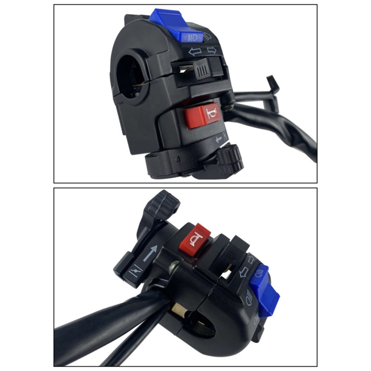 For QJ Storm Taizi 150 Motorcycle Left And Right Handlebar Switch Assembly(Black) - Grips by PMC TechLife | Online Shopping South Africa | PMC TechLife | Buy Now Pay Later Mobicred