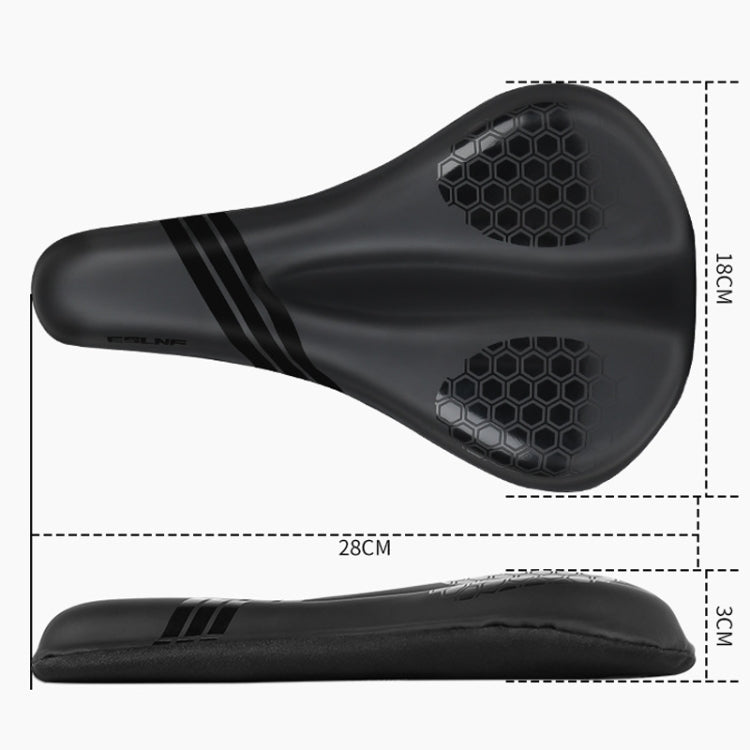 ESLNF Mountain Bike Saddle Cover Cycling Shock Absorbing Saddle Gear, Style: Honeycomb - free shipping - PMC Jewellery - Order now!
