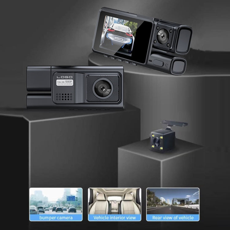 3 Lens HD 1080P Infrared Night Vision WIFI Mobile Phone Playback Driving Recorder - Car DVRs by PMC TechLife | Online Shopping South Africa | PMC TechLife | Buy Now Pay Later Mobicred