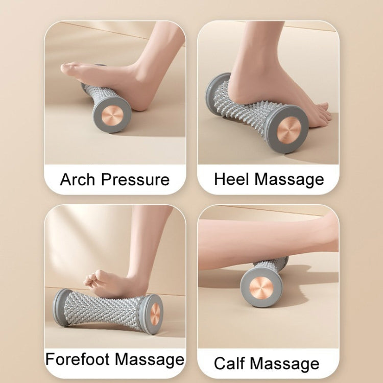 Plantar Fascia Wheel Foot Massager Yoga Roller Arch Trainer(Gray) - free shipping - PMC TechLife - Order now!