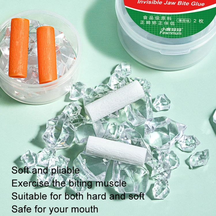 Fawnmum 2pcs /Box Handheld Hollow Cylinder Orthodontic Bite Sticks(Orange) - free shipping - PMC Jewellery - Order now!