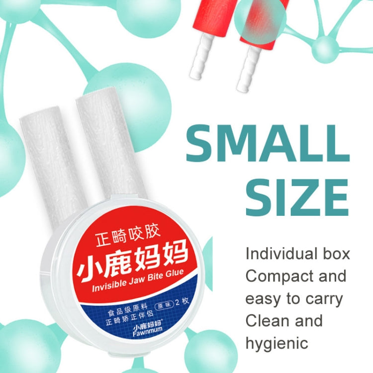 Fawnmum 2pcs /Box Handheld Hollow Cylinder Orthodontic Bite Sticks(Original Flavor) - free shipping - PMC Jewellery - Order now!