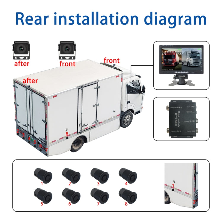 7 Inch Two-Way Display With Reverse Detection Digital Radar(PZ904) - Radar Detectors by PMC Jewellery | Online Shopping South Africa | PMC Jewellery | Buy Now Pay Later Mobicred