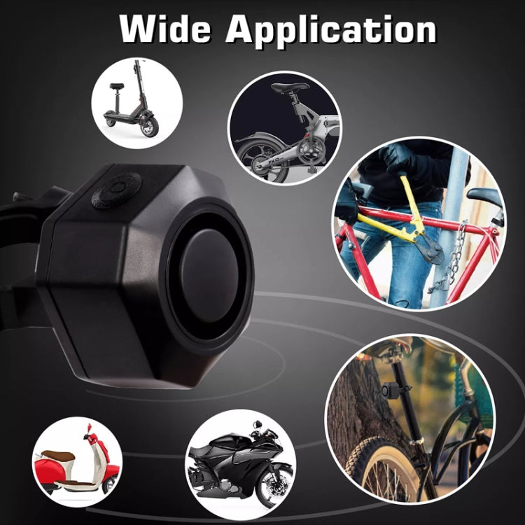 SF32R+03C Electric Motorcycle / Bike Anti-theft Alarm Home Wiring Free Vibration Alarm