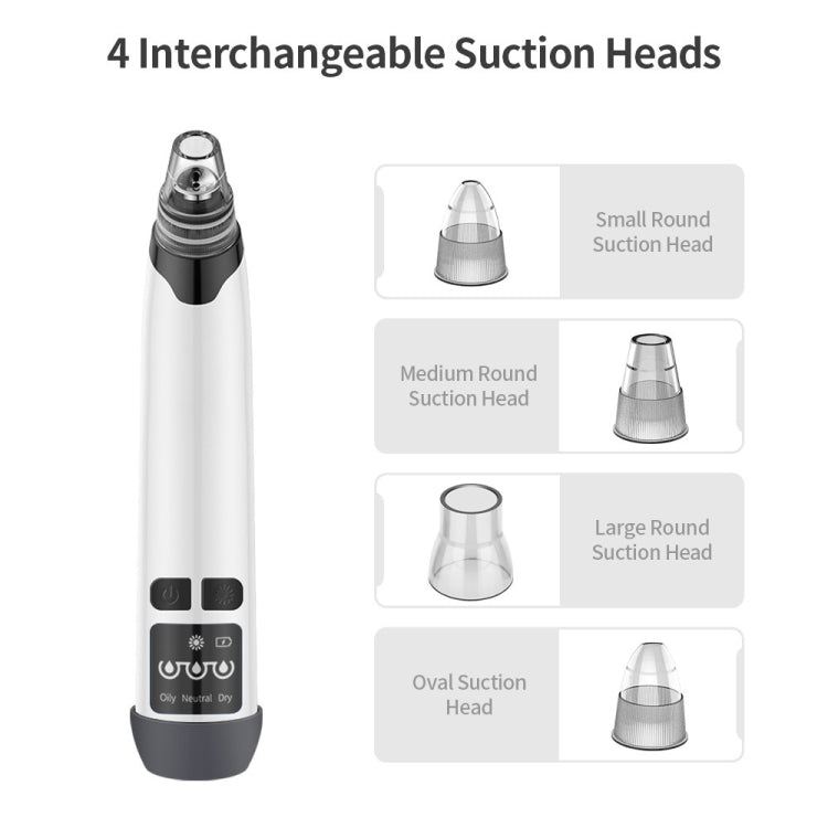 KS-X007 Electric Heating Hot Compress Pore Cleaner Home Facial Blackhead Acne Remover(White) - free shipping - PMC Jewellery - Order now!