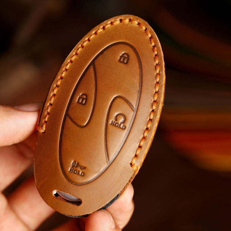 For Korean Hyundai Hallmo Car Handmade Key Bag, Color: 5 Keys Brown - free shipping - PMC TechLife - Order now!