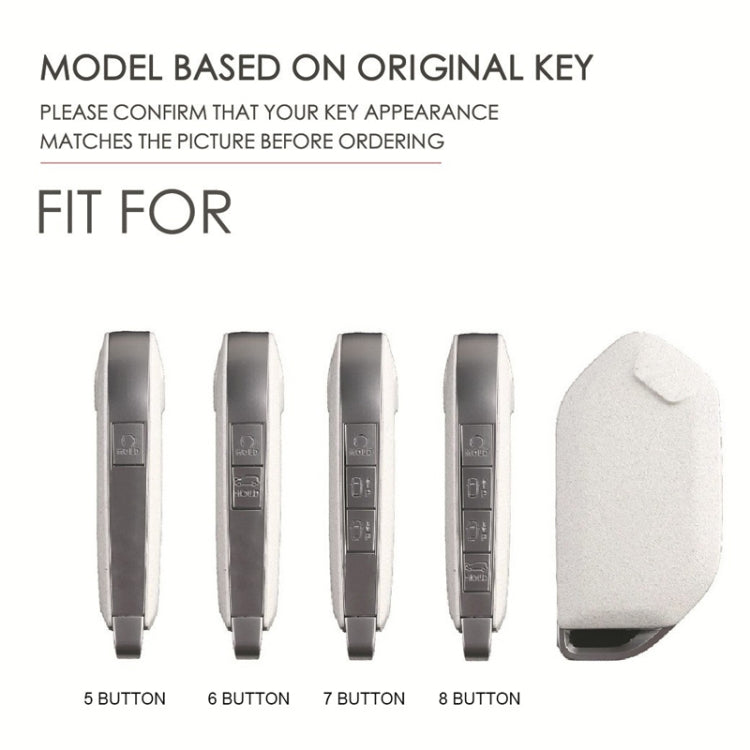 For Kia 2024 Hallmo Car Key Protective Cover, Color: 6 Keys Brown