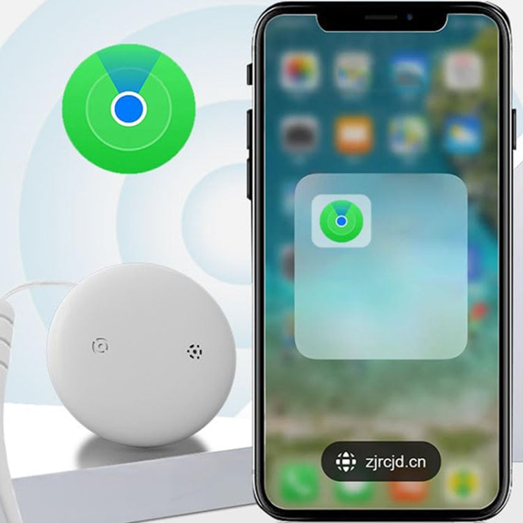 For Apple Series S10 Round Smart Global Anti-Lost Device IP67 Waterproof Locator(Black) - Pet Tracker by PMC TechLife | Online Shopping South Africa | PMC TechLife | Buy Now Pay Later Mobicred