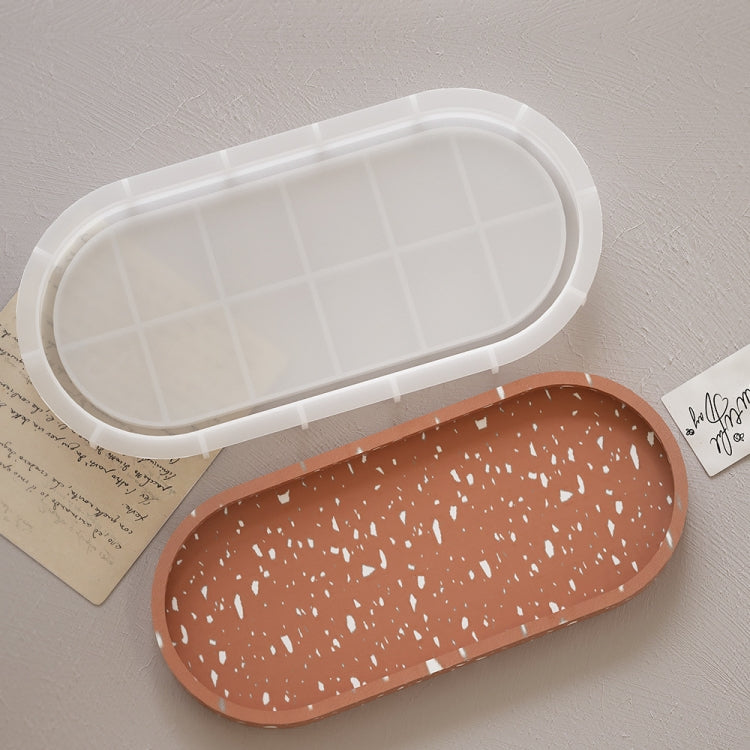 DIY Epoxy Oval Tray Dish Mold Silicone Mold for Flower Pot Base, Spec: 002