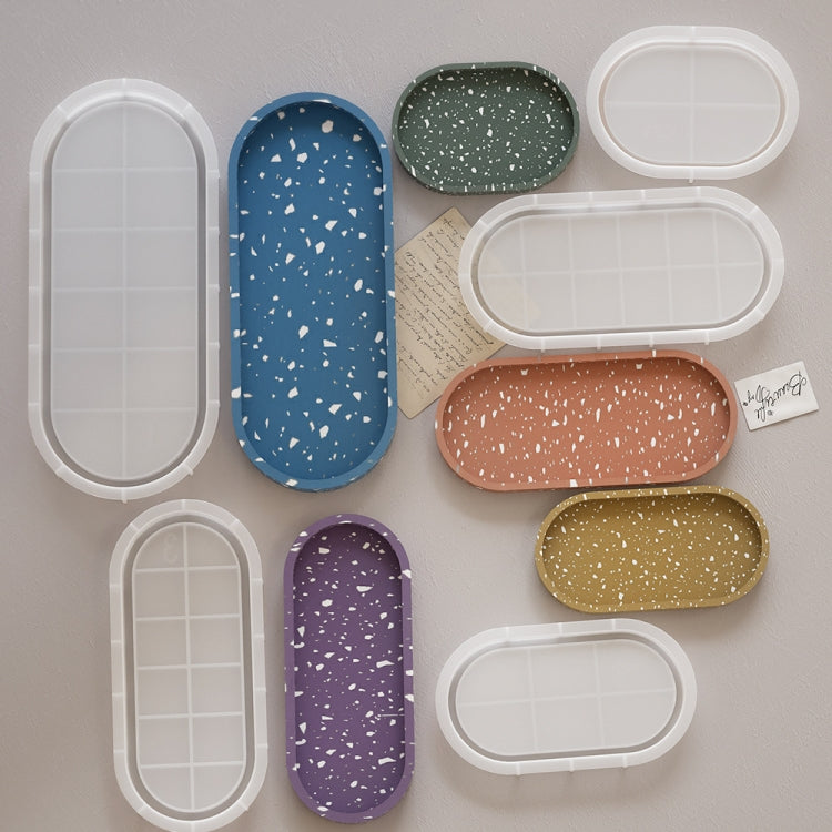DIY Epoxy Oval Tray Dish Mold Silicone Mold for Flower Pot Base, Spec: 003 - free shipping - PMc TechLife - Order now!