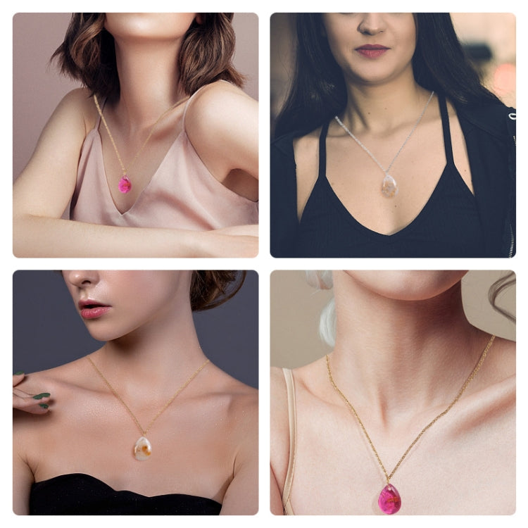 DIY Crystal Epoxy Cross Section Oval Pendant Earring Silicone Mold(Water Drops) - free shipping - PMc TechLife - Order now!