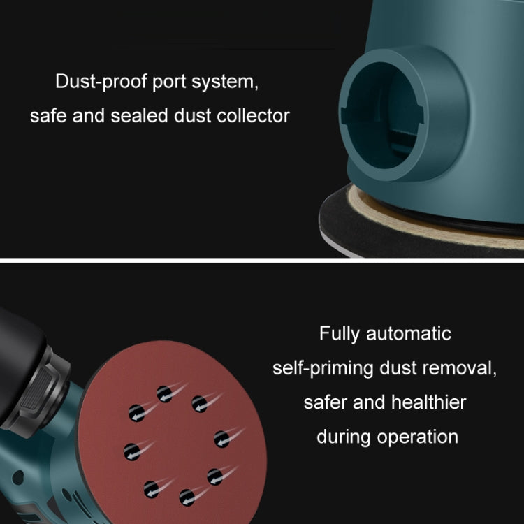 5pcs /Set UK Plug MOYI Small Polishing Sandpaper Machine Woodworking Electric Disc Sander
