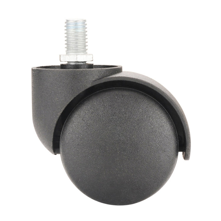 M10 Screw Quiet Swivel Chair Universal Wheels Office Chair Roller Casters(Black) - Furniture Accessories by PMC Jewellery | Online Shopping South Africa | PMC Jewellery | Buy Now Pay Later Mobicred