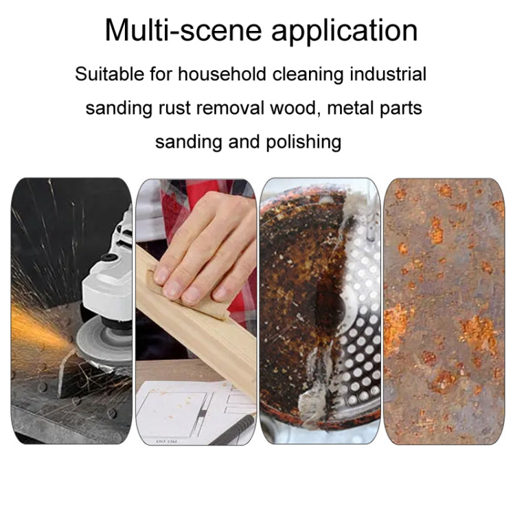 60# Woodworking Polishing Metal Rust Removal Wet And Dry Sponge Sandpaper - Abrasive Tools & Accessories by PMC TechLife | Online Shopping South Africa | PMC TechLife | Buy Now Pay Later Mobicred